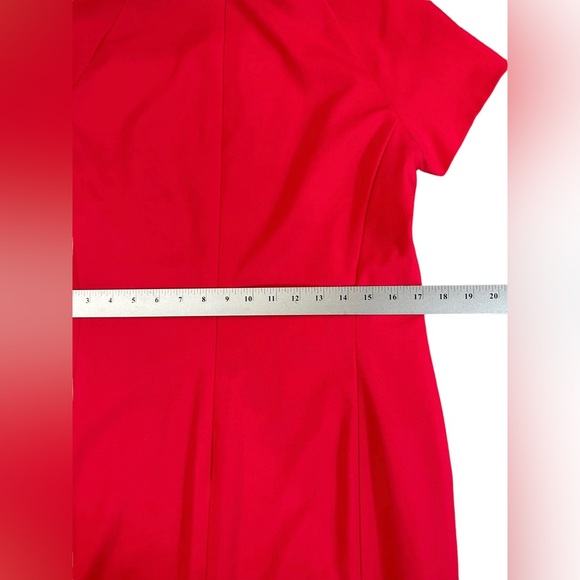 Lafayette 148 Sheath Dress with Pockets in Spark size 8 - Picture 7 of 9